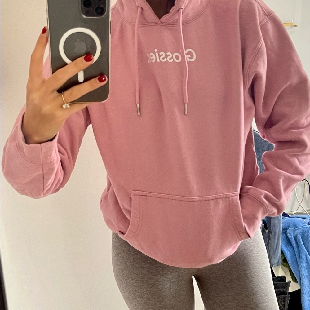 Glossier Pink Hoodie